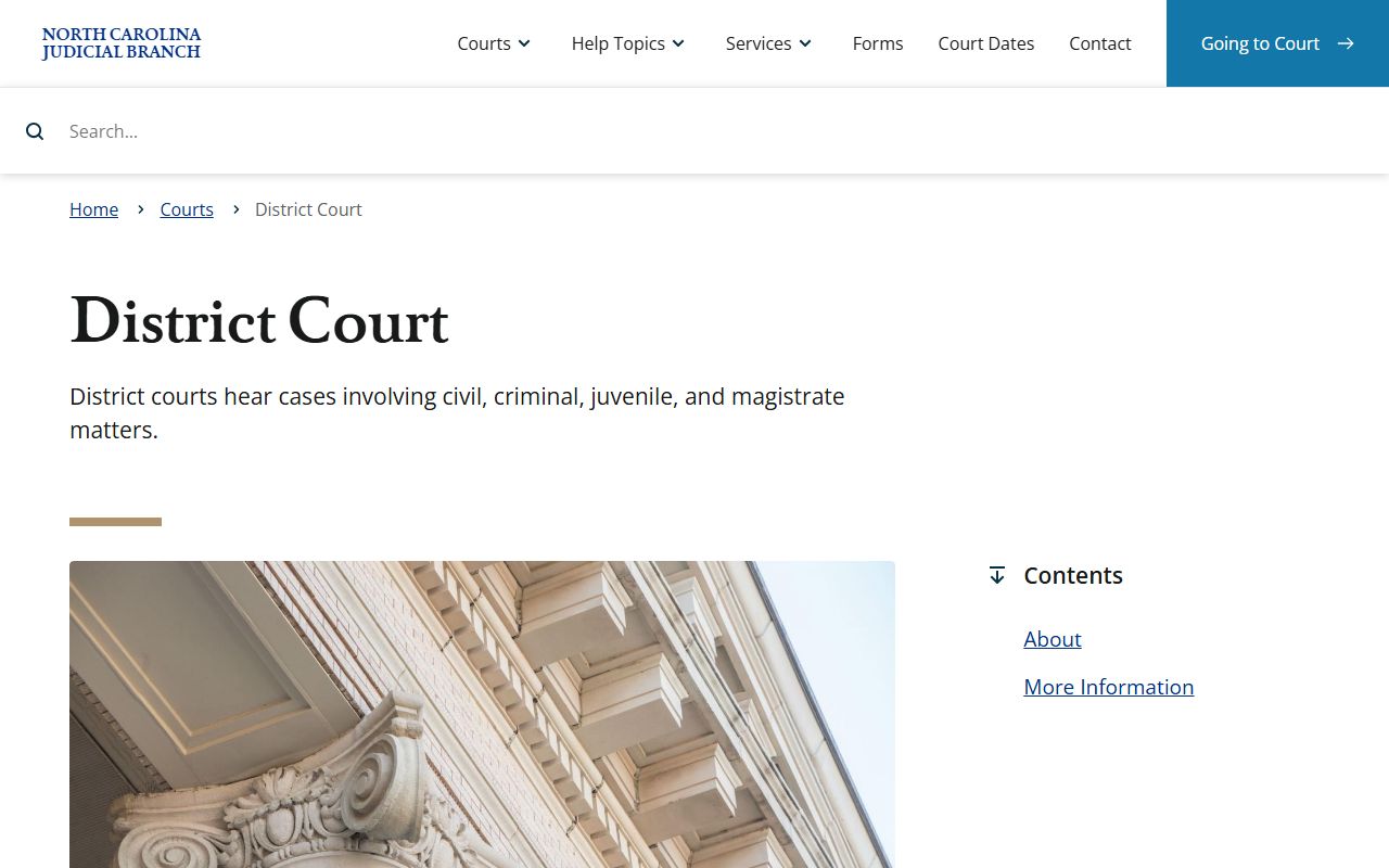 Nash County Clerk of Superior Court District Court overview