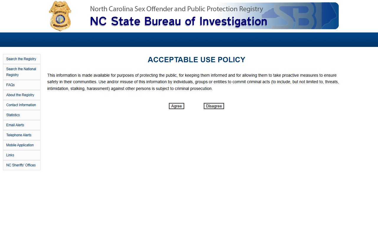 Nash County warrant records North Carolina SBI registry